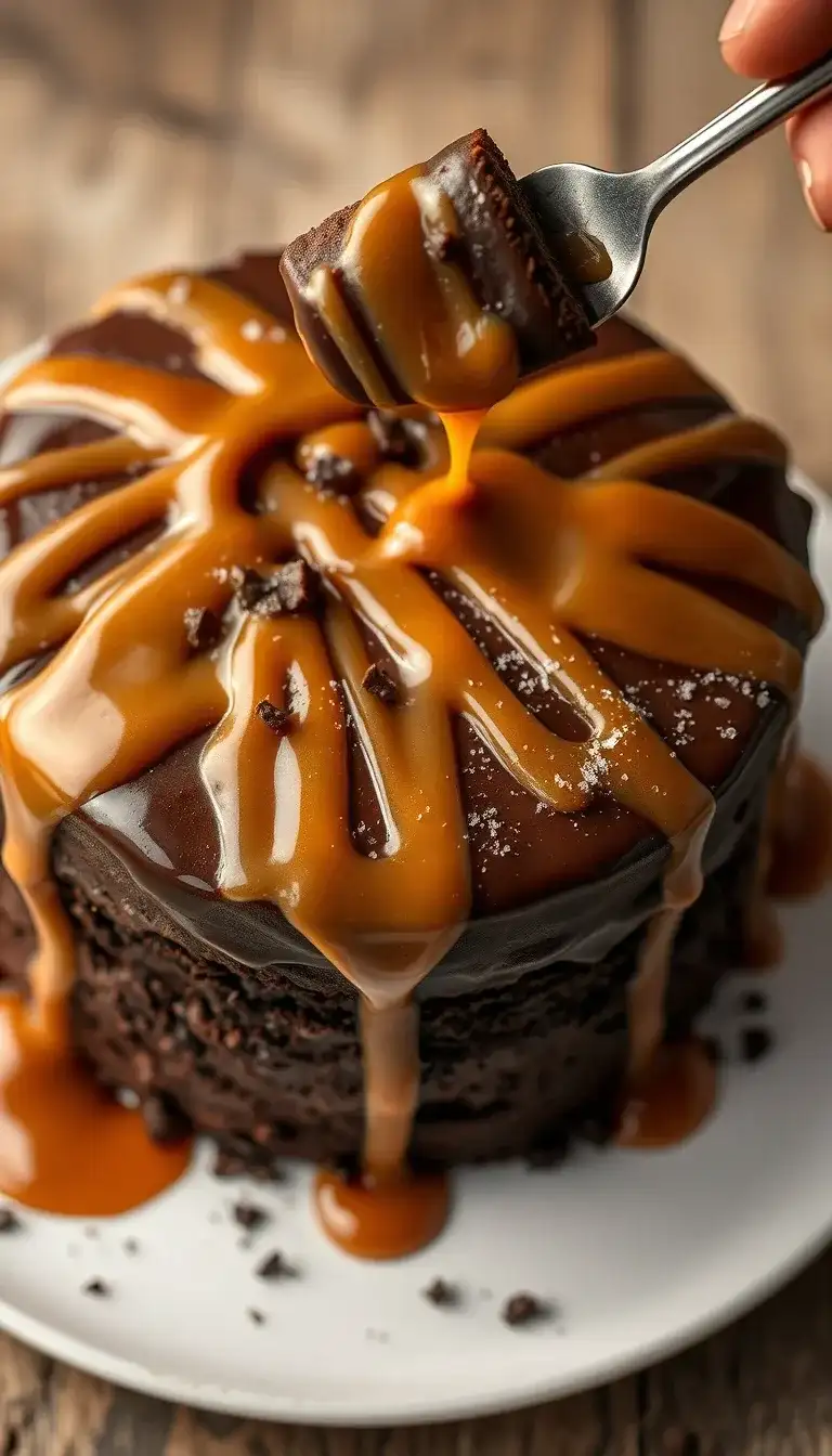 salted caramel chocolate cake