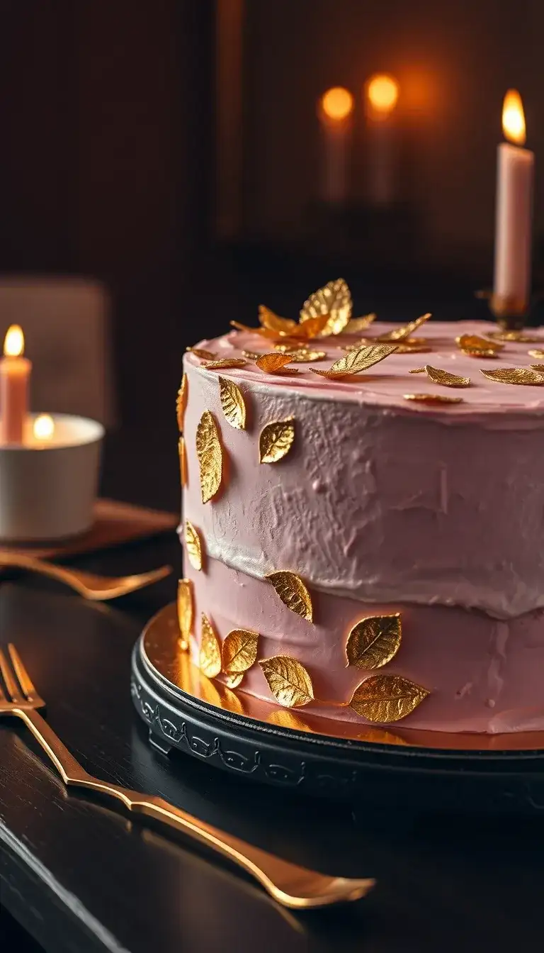 shimmering gold leaf bliss