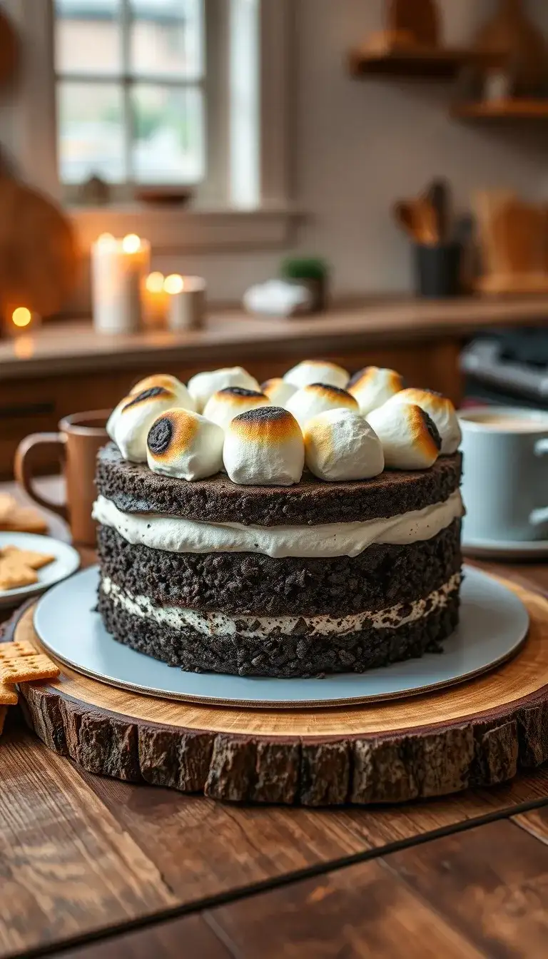 s’mores oreo cake