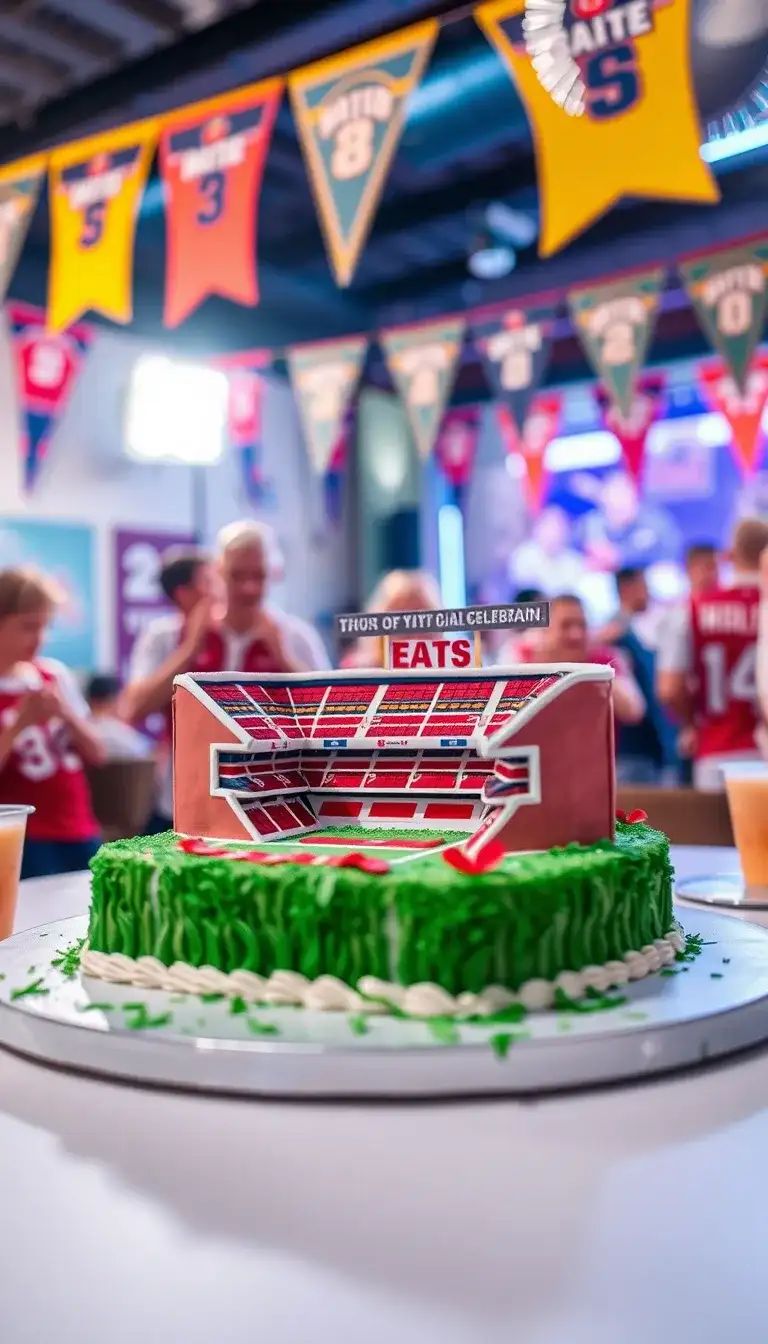 sports team celebration cake