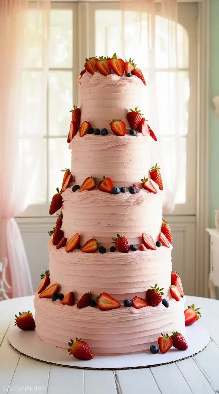strawberry dream layer cake