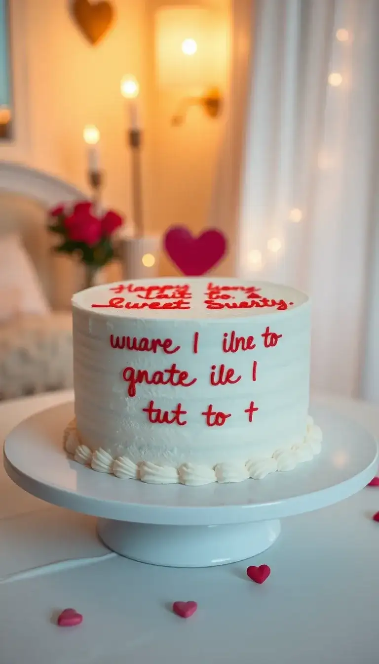sweet sentiment cake
