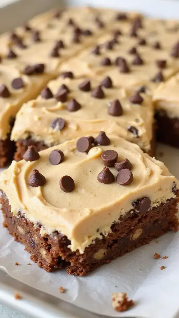 Throw the Perfect Party with These 12 Show-Stopping Texas Sheet Cakes! - 7. Chocolate Chip Cookie Dough Texas Sheet Cake