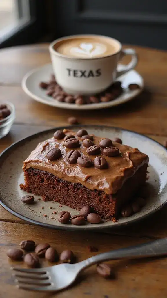 Throw the Perfect Party with These 12 Show-Stopping Texas Sheet Cakes! - 9. Mocha Coffee Texas Sheet Cake