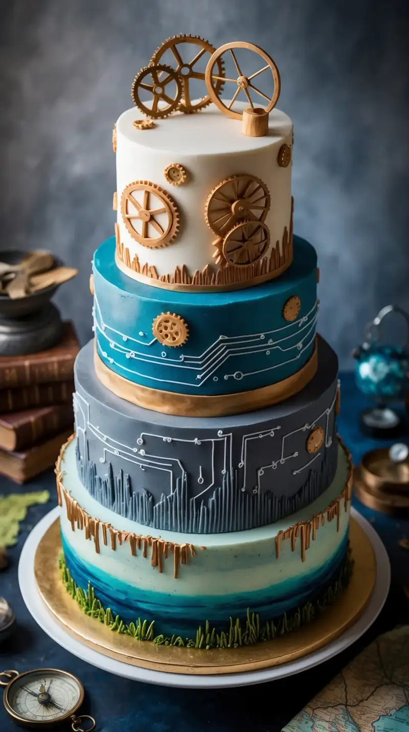 Time Traveler Cake