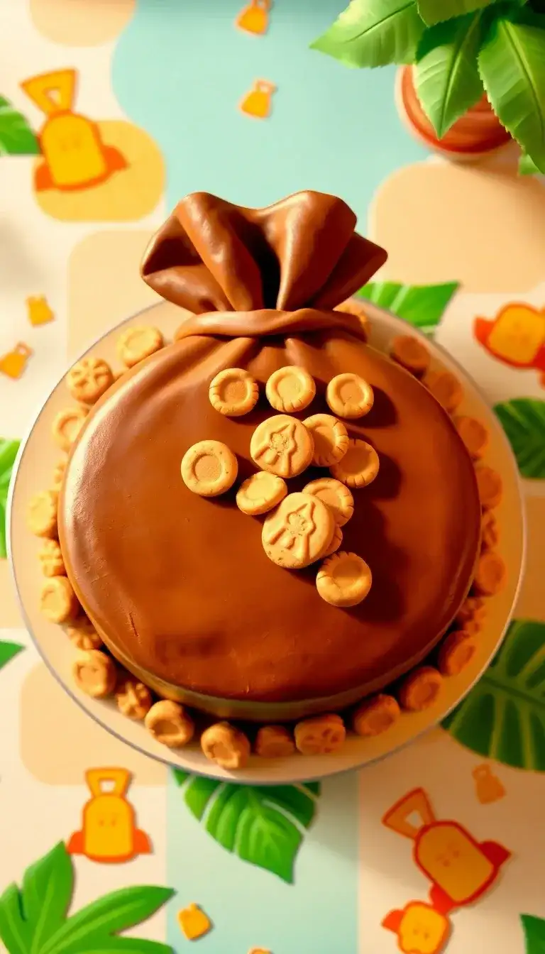 Tom Nook’s Money Bag Cake2.webp