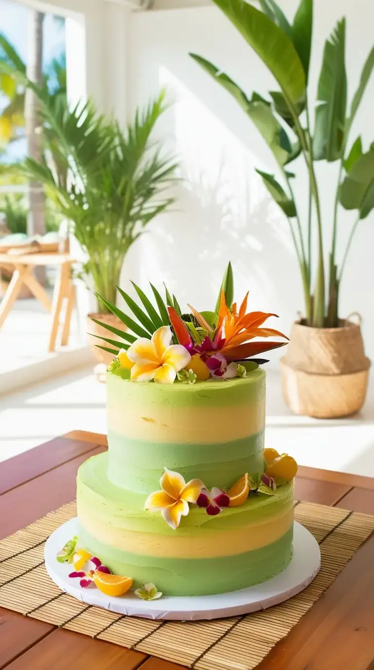 tropical paradise cake