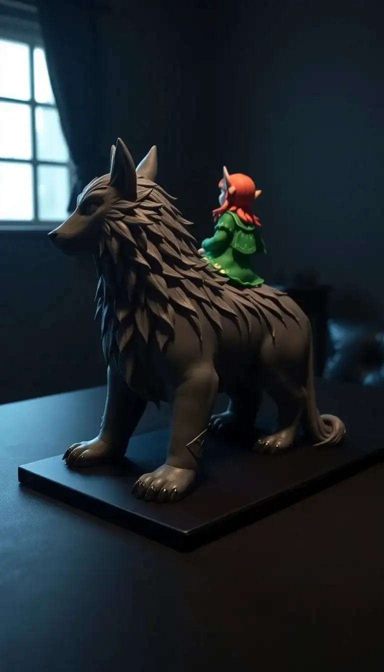 Twilight Princess Wolf Link Cake1.webp