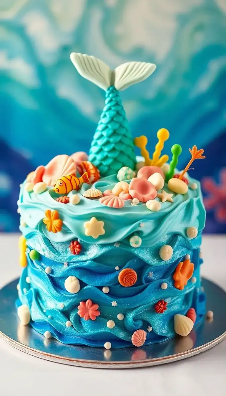 Under the Sea Mermaid Cake2.webp