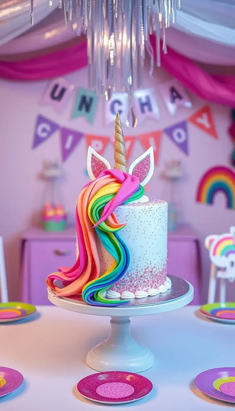unicorn fantasy cake