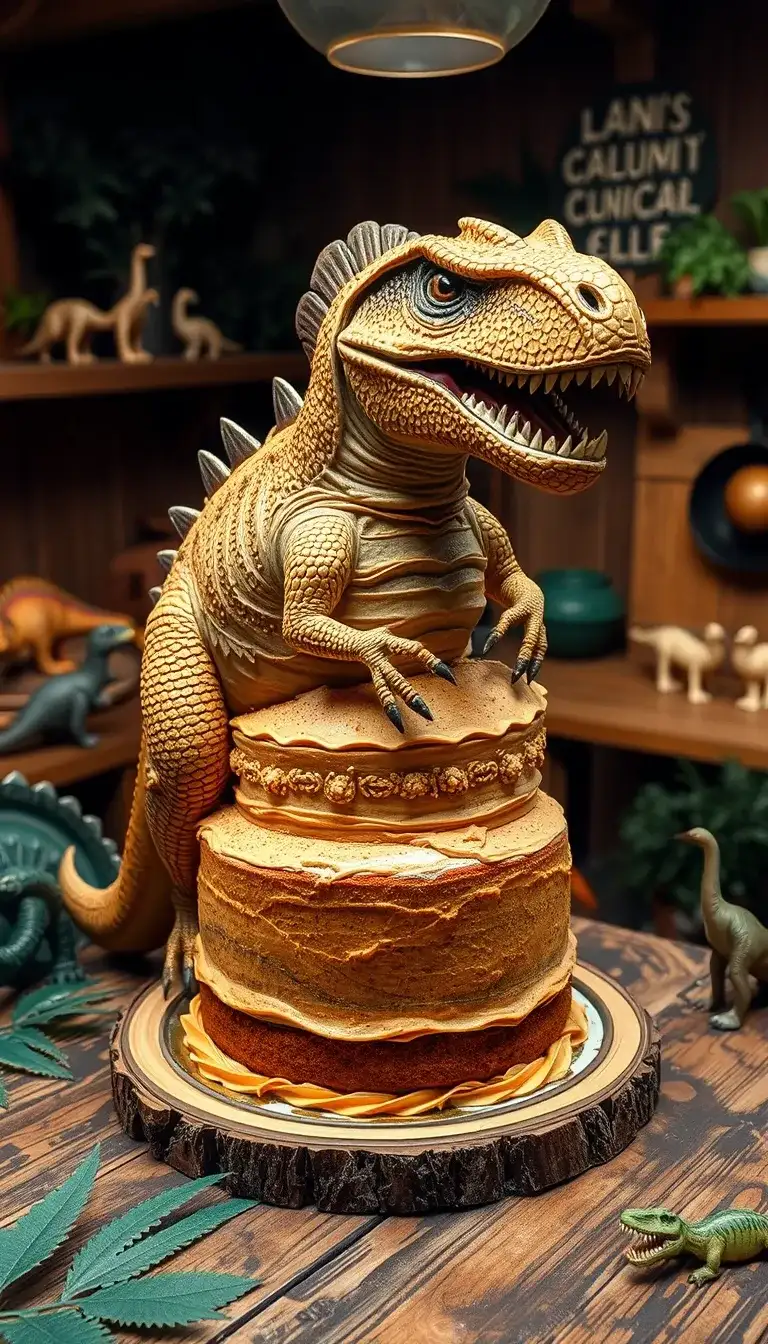 velociraptor layer cake