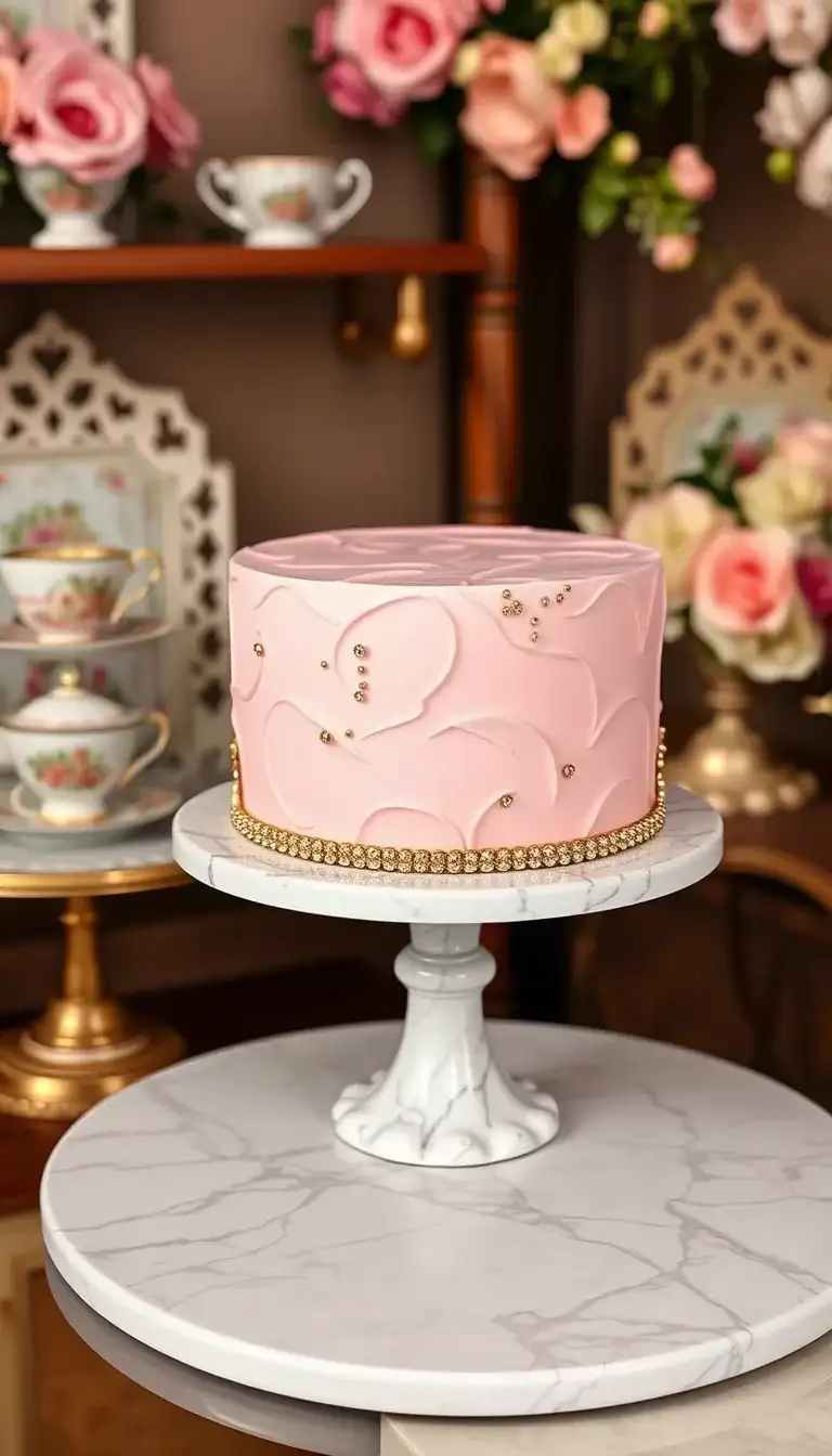 vintage glam cake
