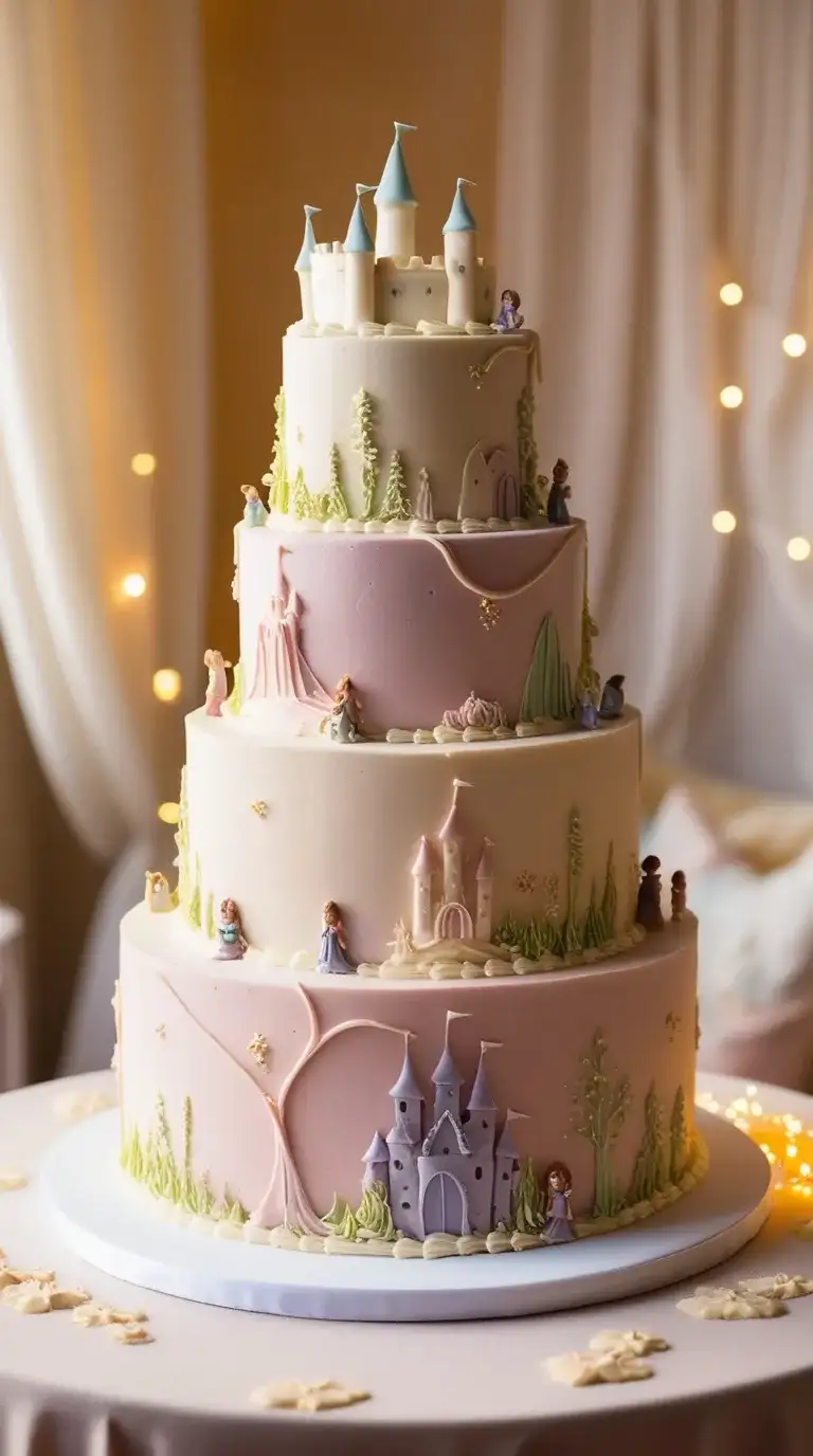 whimsical fairy tale cake