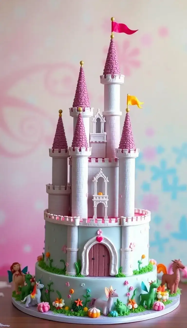 Whimsical Fairy Tale Castle Cake2.webp