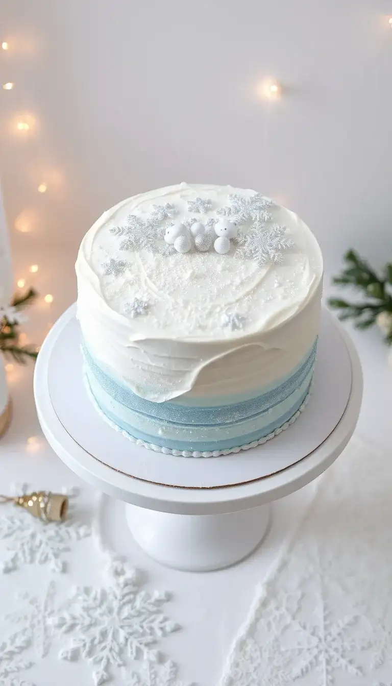 winter wonderland ombre