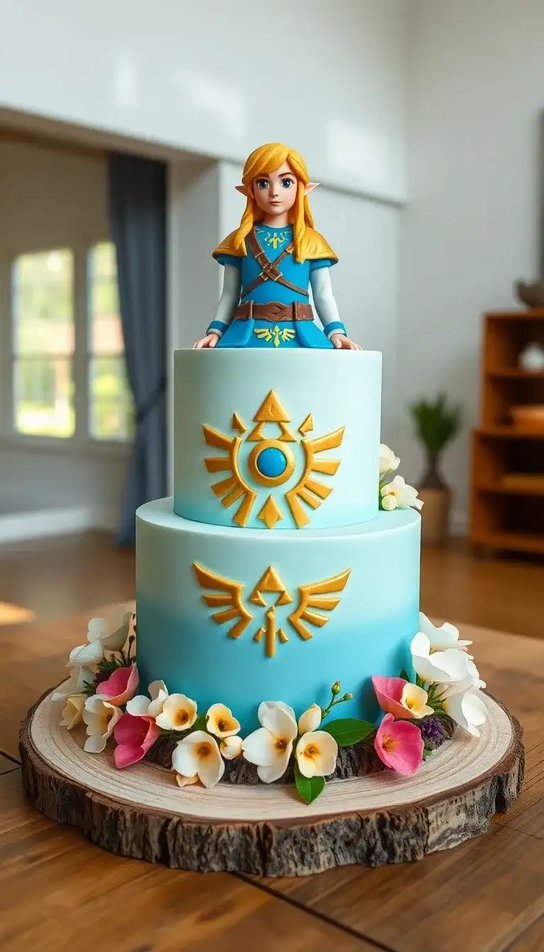 Zelda Breath of the Wild Champion Cake1.webp