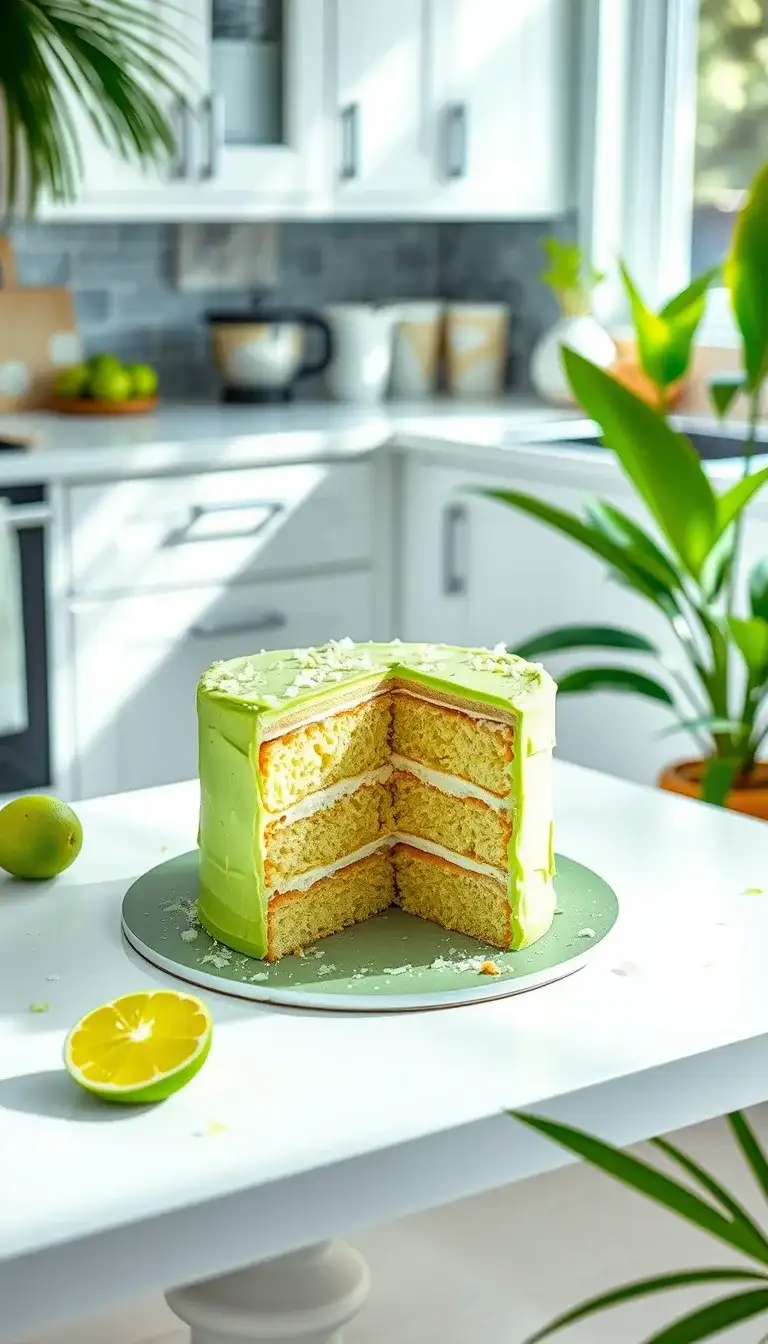 zesty lime coconut cake