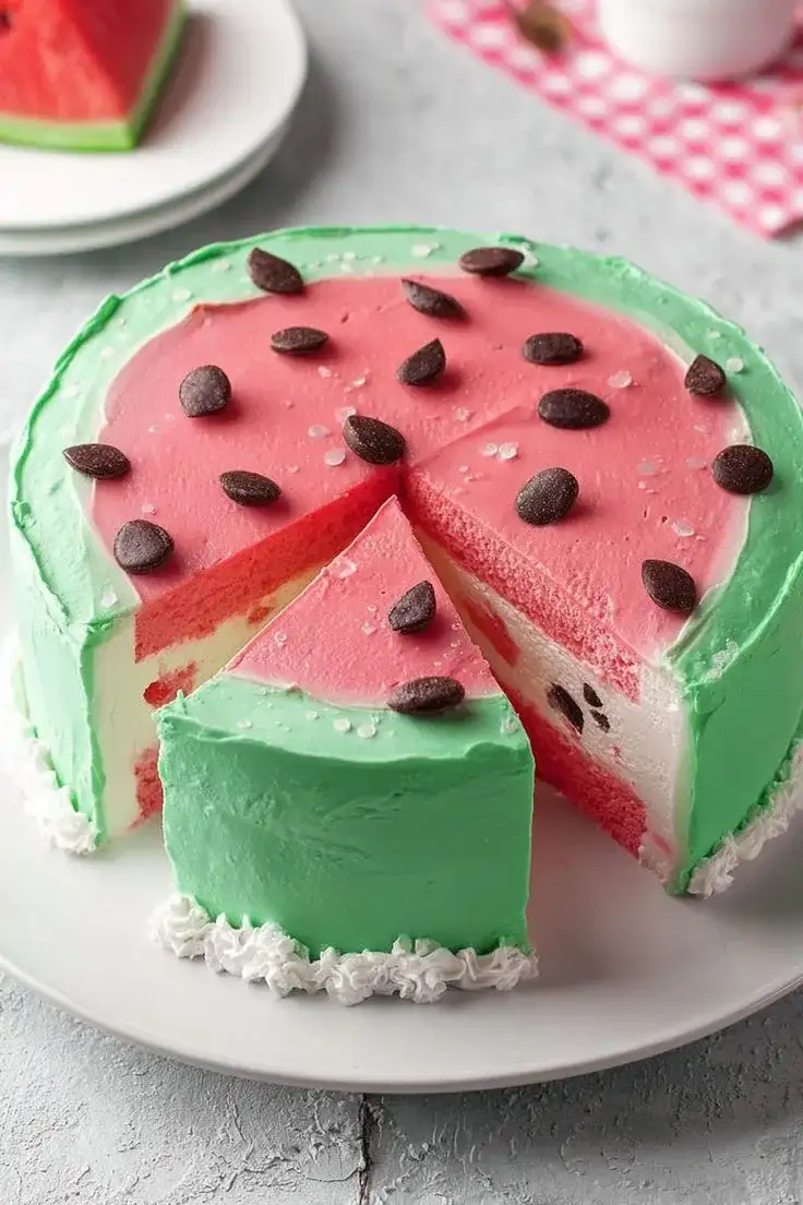 12 Easy Watermelon Birthday Cake Recipes That Will Wow Your Guests! - Watermelon and Berry Bundt