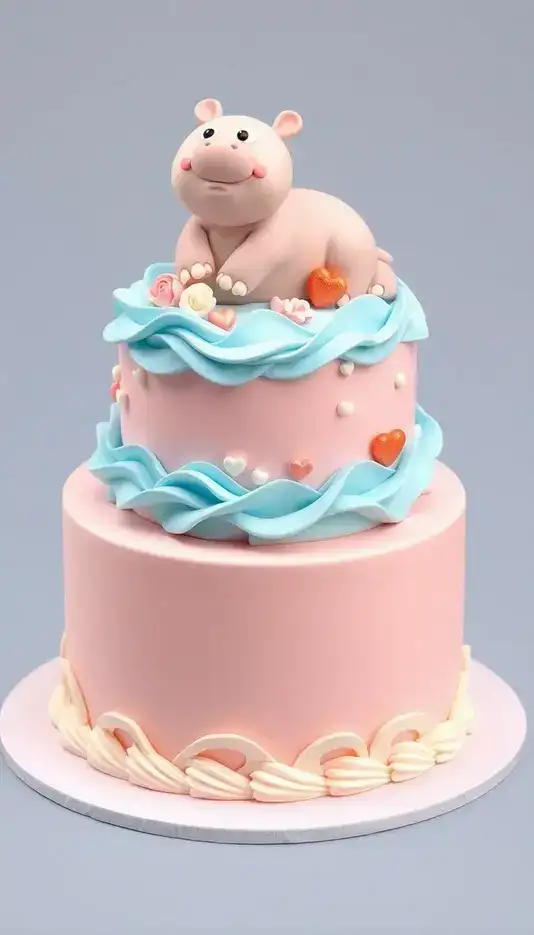 Single Bloom Statement Cake