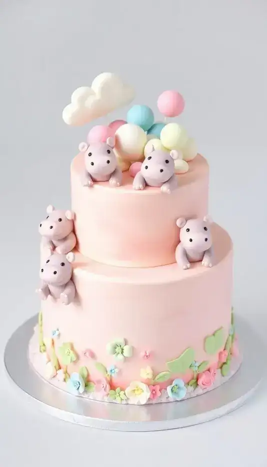 Mini Floral Bundt Cakes