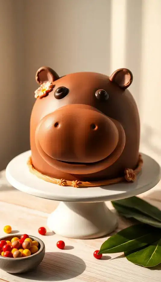 Cascading Eucalyptus Naked Cake