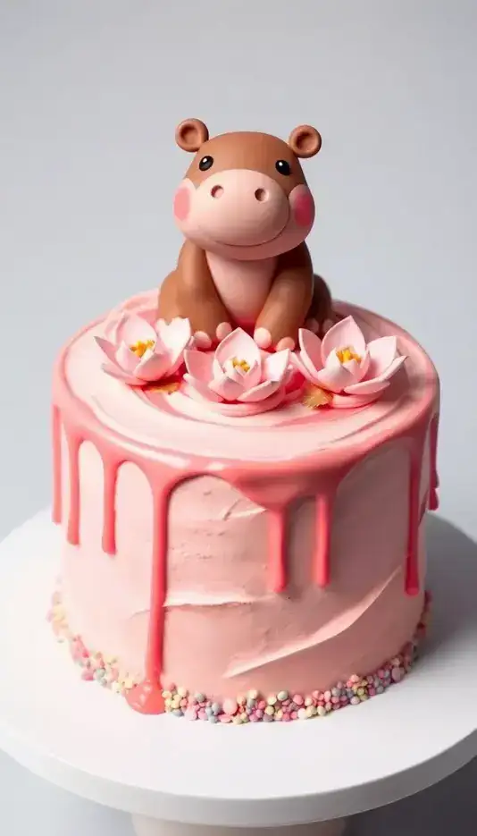 Rainbow Sprinkle Celebration Cake