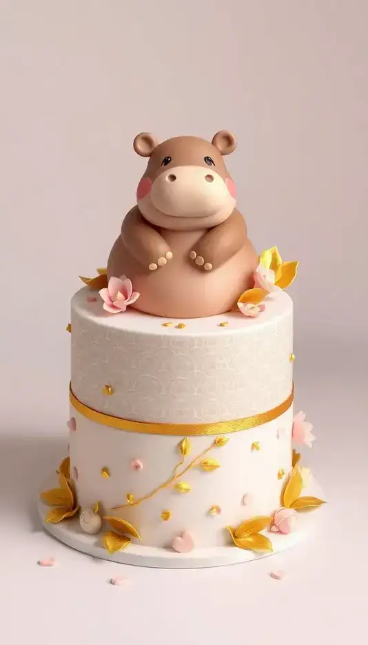 Berry-Topped Semi-Naked Cake