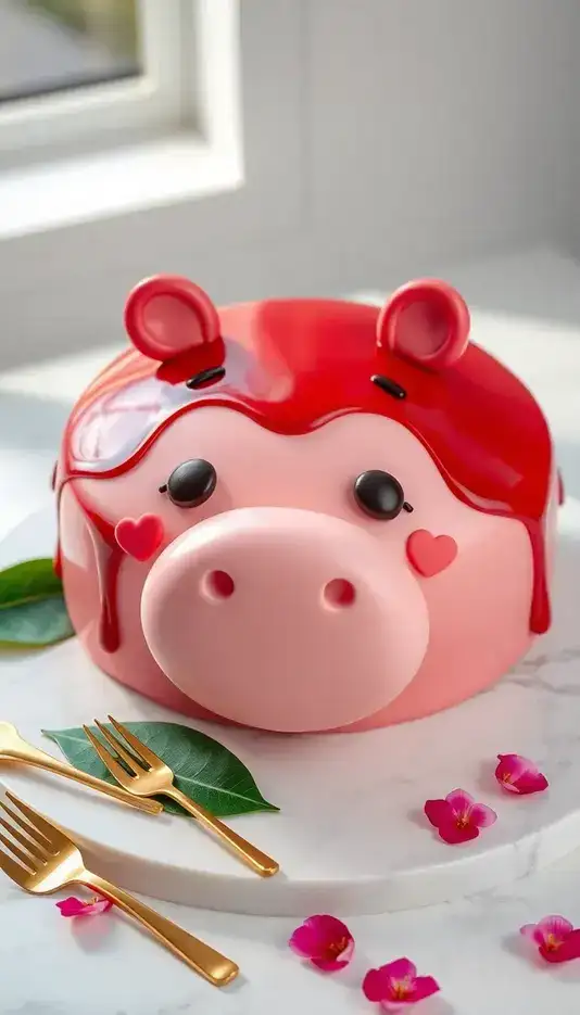 Simple Geometric Patterned Sheet Cake