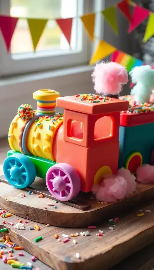 Colorful Wheels with Sprinkles