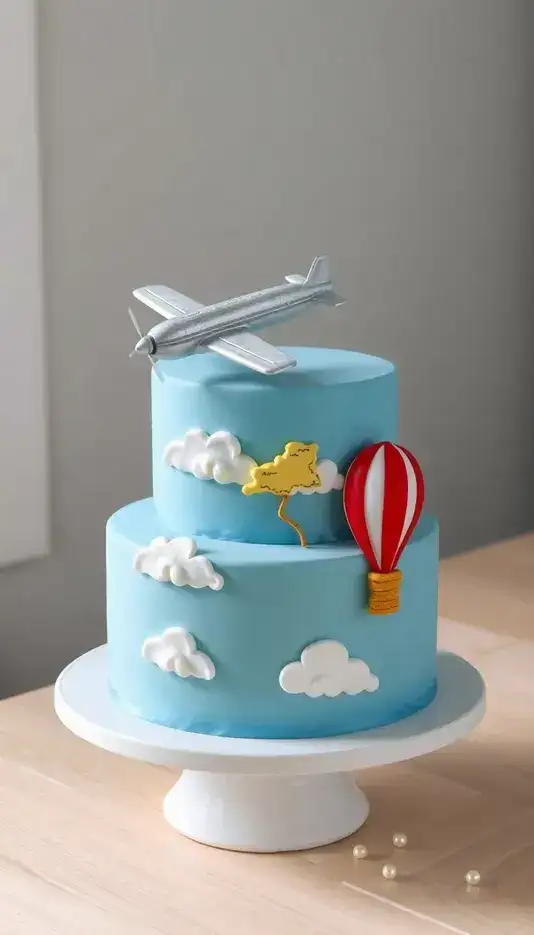 Hot Air Balloon and Plane Combo