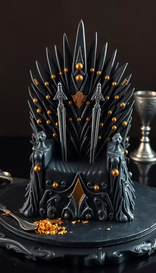 Iron Throne Inspired Cake