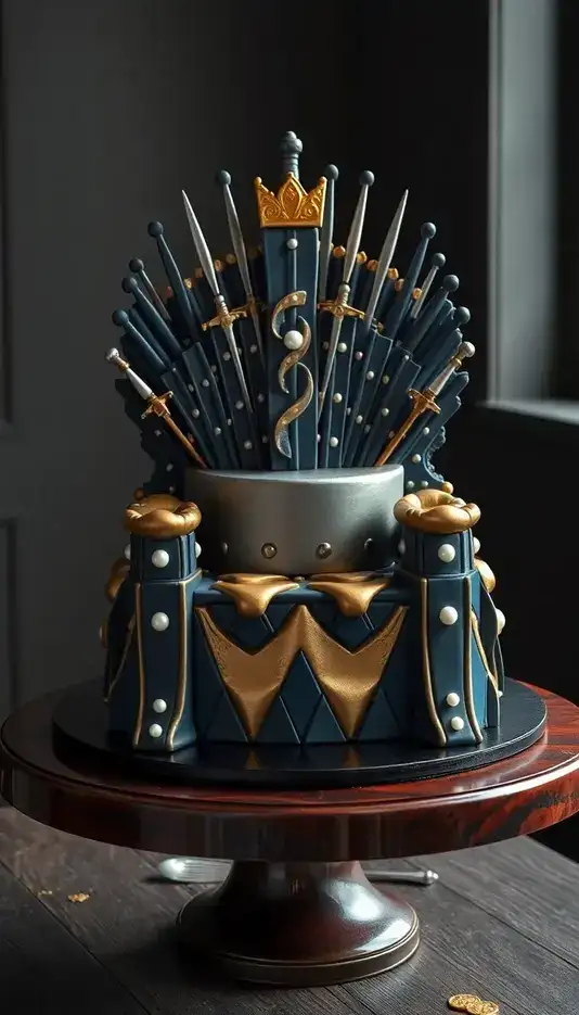 Medieval Heraldry Cake Design