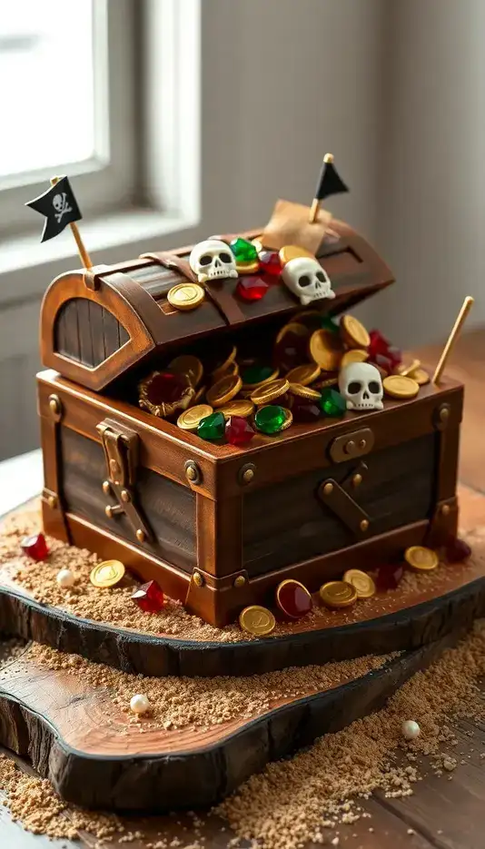 Whimsical Baby Blue Swirl With Pearls