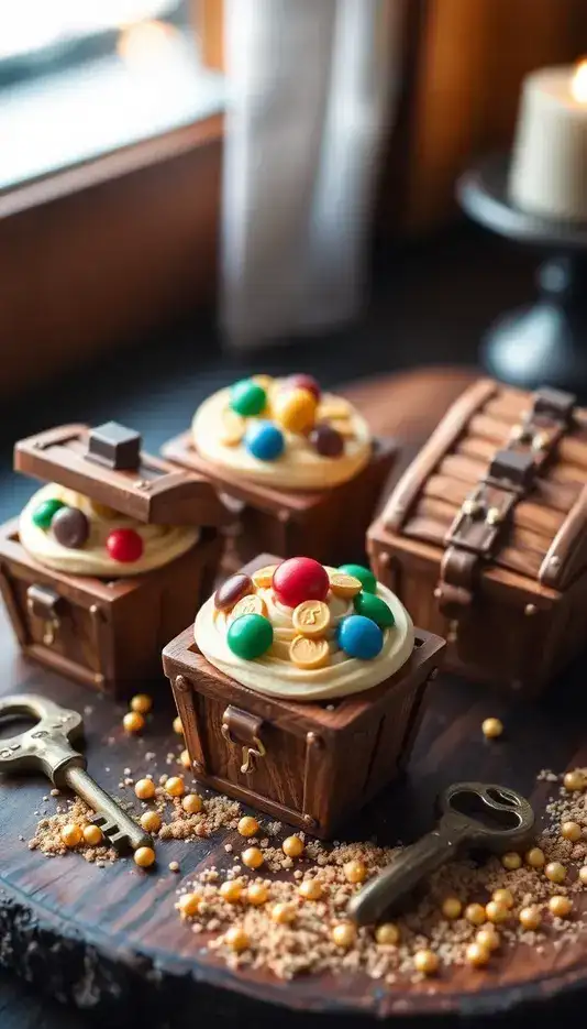 Mini Treasure Chest Cupcake Collection