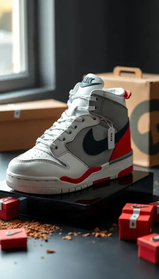 Sneaker Cake Featuring Popular Brand Logos
