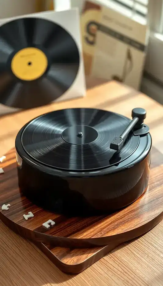 Glossy Mirror Glaze Record Surface