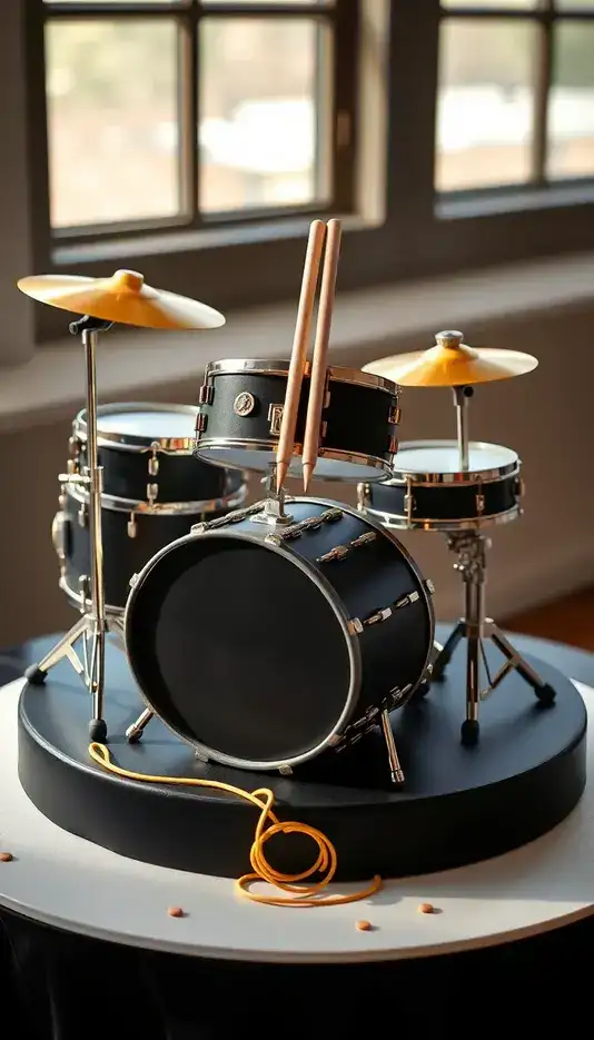 Woodland Forest Cake with Pinecones and Moss