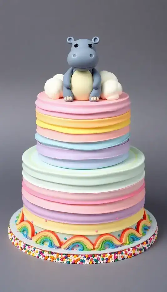 Textured Buttercream With Clean Lines