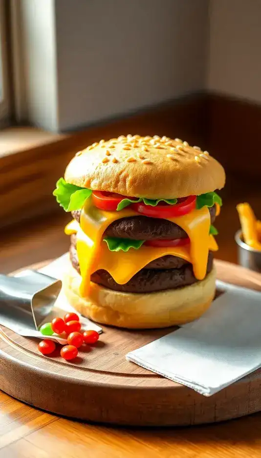 Classic Cheeseburger Cake Delight