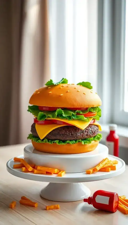 Blush Pink to White Ombre With Pearl Sprinkle Accents