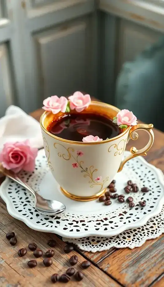 Rosettes With Edible Pearl Accents