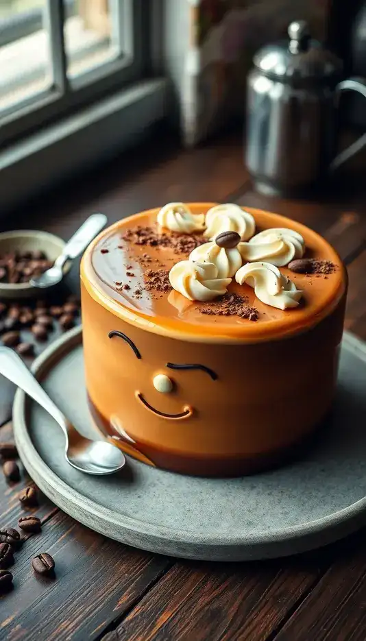 Baby Blue Waterfall Ruffle Cake