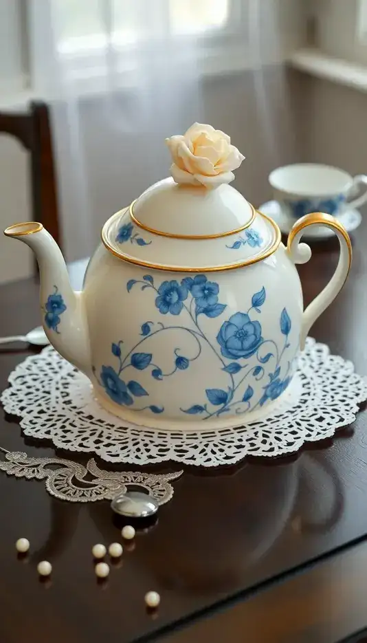 Classic White Ruffles with Greenery