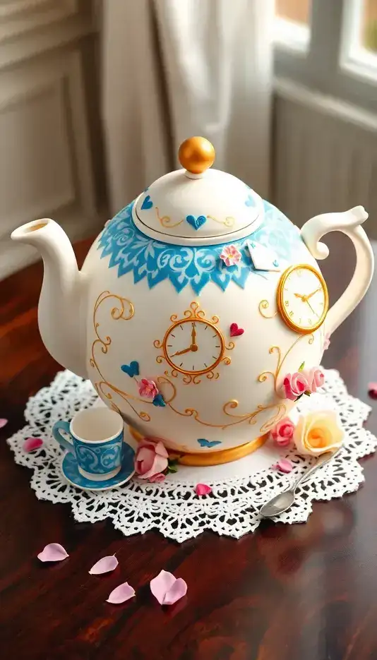 Pearlized Silver Accent Ruffles