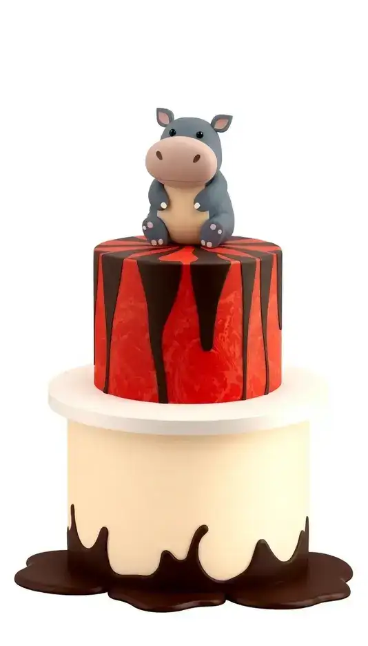 Lavender Sprig Buttercream Cake