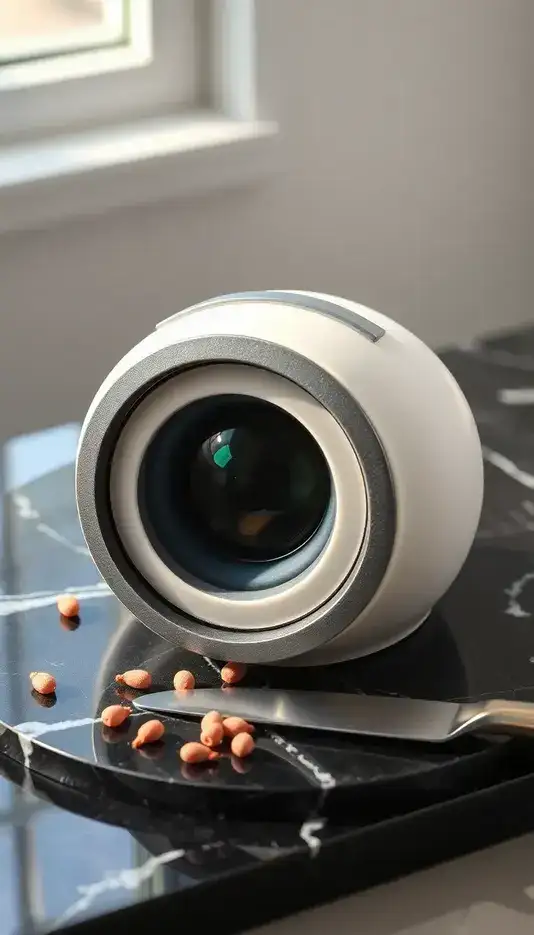 Microscope Lens Close-Up Cake