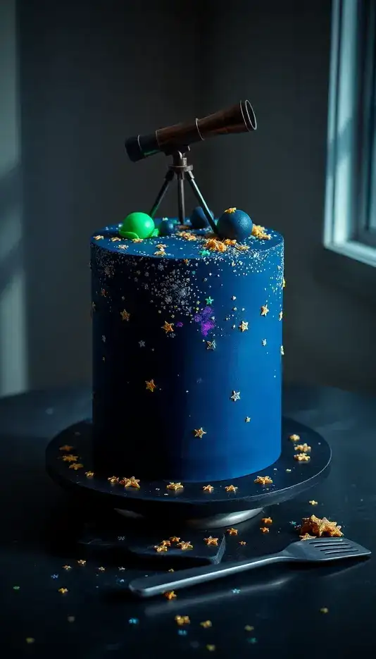 Rosy Swirl Celebration Cake