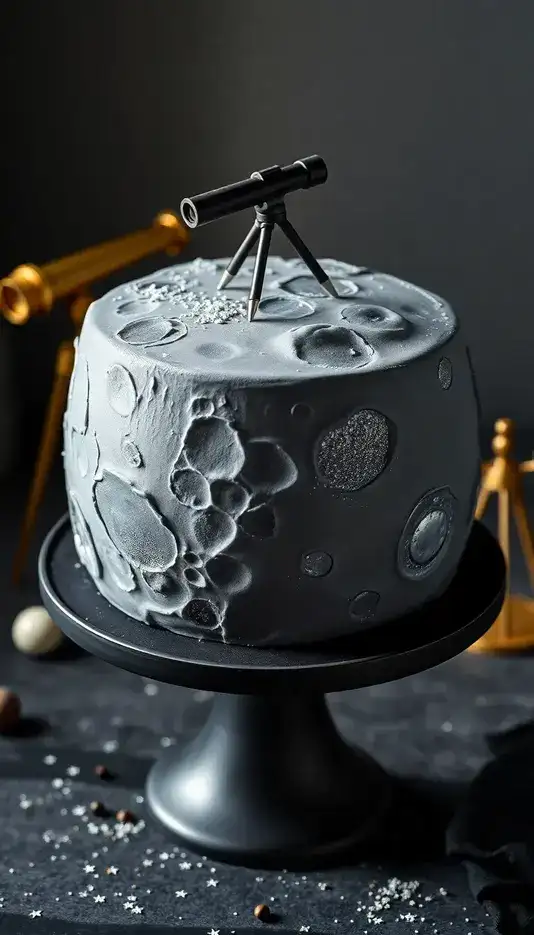 Vertical Stripe Piped Cake