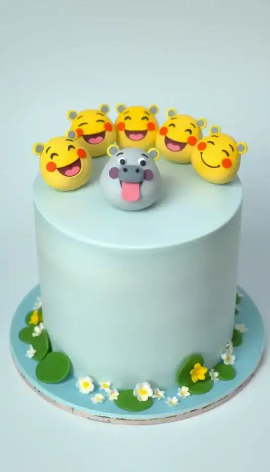 Blush Pink Ombre Layer Cake