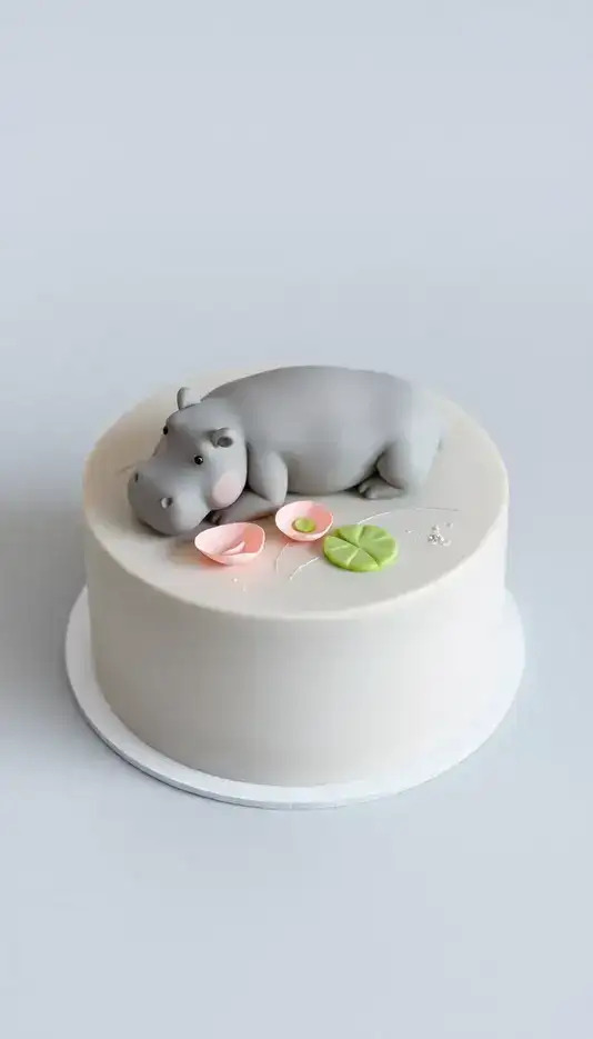 Elegant Foil Polka Dot Cake